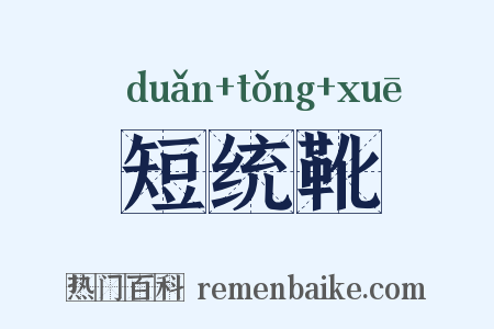 短统靴是什么意思的图片
